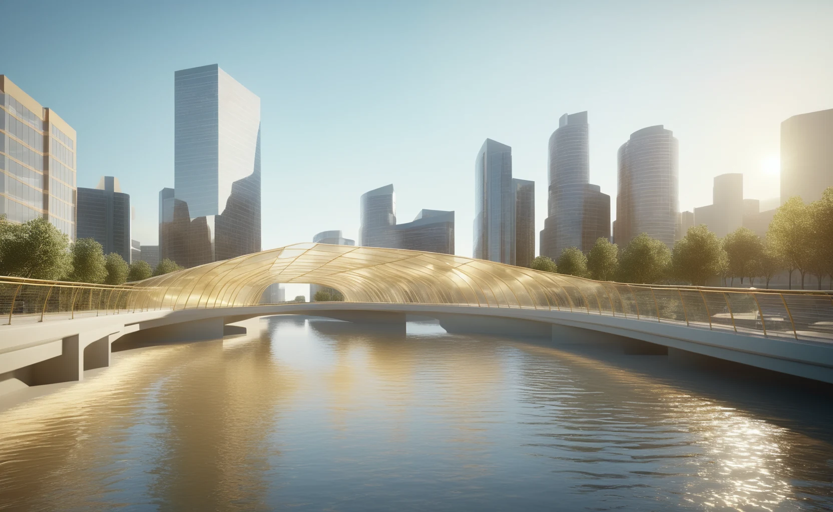 Светлая архитектурная сцена, символизирующая запуск, масштабирование и выбор маршрута роста