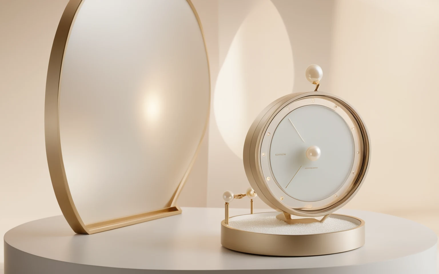 Светлый круговой объект, символизирующий прогнозирование и аналитику